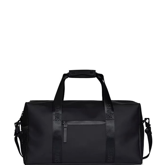 *NWT* RAINS - Trail Waterproof Gym Bag BLACK - Picture 3 of 7